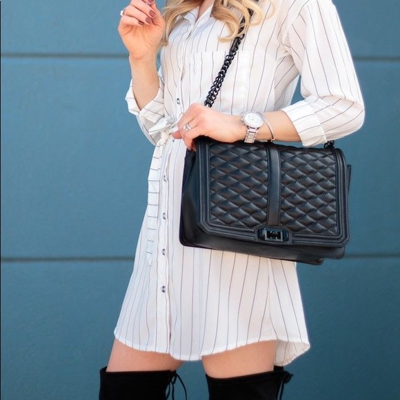 Rebecca Minkoff Handbags - Rebecca Minkoff Black Love Jumbo Bag